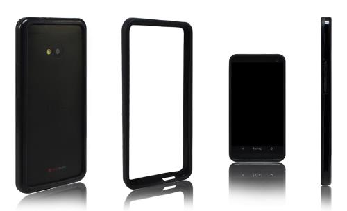 Xcessor Coque Pare-chocs Étui Classique Pour HTC One (M7). Noir