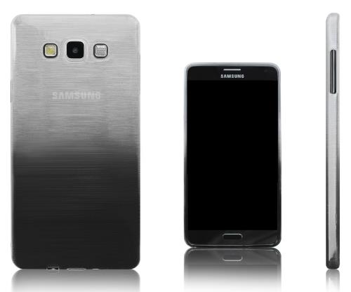 Xcessor Transition Couleur - Étui Coque Pour Samsung Galaxy A7 SM-A700F. Gris / Transparent