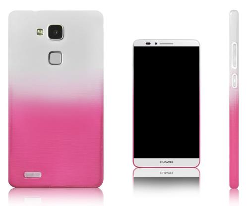 Xcessor Transition Couleur - Étui Coque Pour Huawei Ascend Mate 7 Phablet. Rose / Transparent