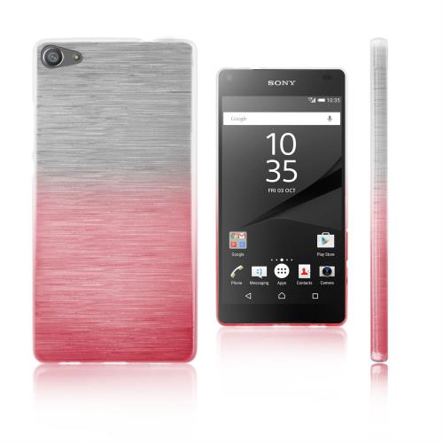 Xcessor Transition Couleur - Étui Coque Pour Sony Xperia Z5 Compact. Rose / Transparent