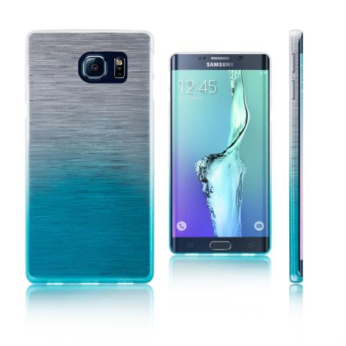 Xcessor Transition Couleur - Étui Coque Pour Samsung Galaxy S6 edge+ SM-G928A. Bleu Clair / Transparent