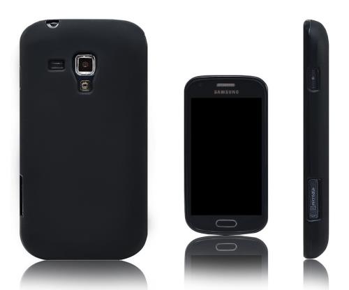 Xcessor TPU Étui Coque Pour Samsung Galaxy S Duos s7562 / s7560. Noir