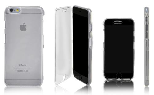 Xcessor Clapet Ouvert Étui Coque en Gel TPU Pour Apple iPhone 6. Transparent
