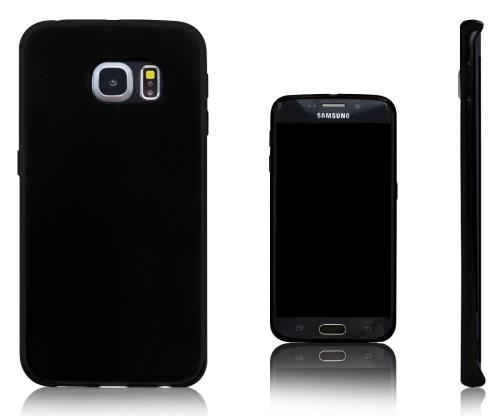 Xcessor TPU Étui Coque Pour Samsung Galaxy S6 edge SM-G925F. Noir