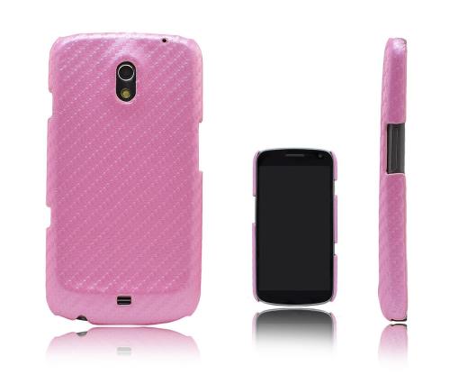 Xcessor Fibre de Carbone Dur Dos Étui Coque Pour Samsung Galaxy Nexus i9250. Rose