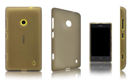 Xcessor Étui Coque Pour Nokia Lumia 520 et 520T. Gris / Transparent