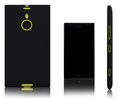 Xcessor Étui Coque Flexible en Gel TPU Gel Pour Nokia Lumia 1520. Noir