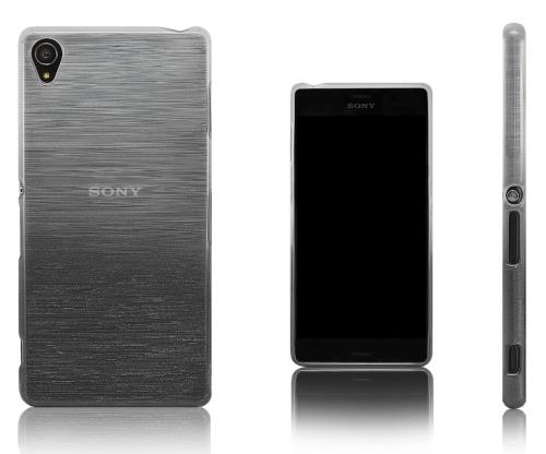 Xcessor Transition Couleur - Étui Coque Pour Sony Xperia Z3. Gris / Transparent