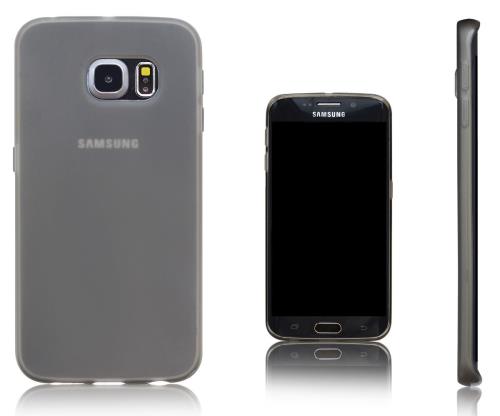 Xcessor TPU Étui Coque Pour Samsung Galaxy S6 edge SM-G925F. Gris / Transparent