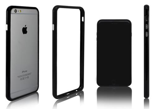 Xcessor Pare-Chocs Classique Étui Coque Pour Apple iPhone 6 Plus. Noir