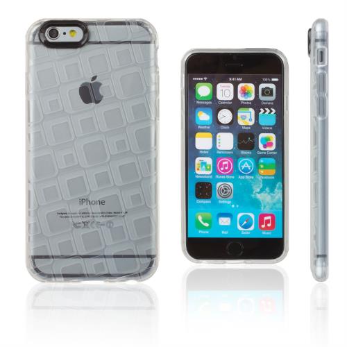 Xcessor Quadrilatère Bulles Glossy Étui Coque Pour Apple iPhone 6 / 6S. Transparent