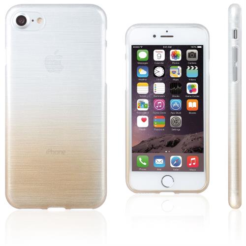 Xcessor Transition Couleur - Étui Flexible En Gel TPU Pour Apple iPhone 7. Couleur Doré / Transparent