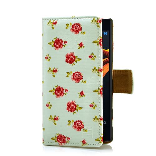 Étui Nokia 6 [Design Floral] par 32nd® - Rose Retro Menthe