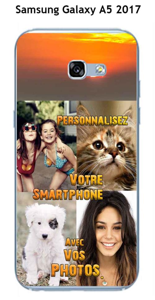 Coque Samsung Galaxy A5 2017 design Personnalisée avec VOS photos
