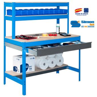 Simon Rack Kit Etabli Avec Tiroir 1440x1200x750mm Bt 1 Box