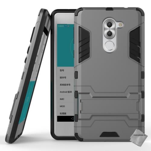 Housse etui coque rigide anti choc pour Huawei Honor 6X - GRIS