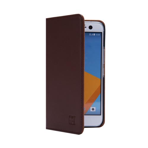 Étui HTC U Ultra [Classic Wallet] par 32nd® en Cuir - Marron Foncé