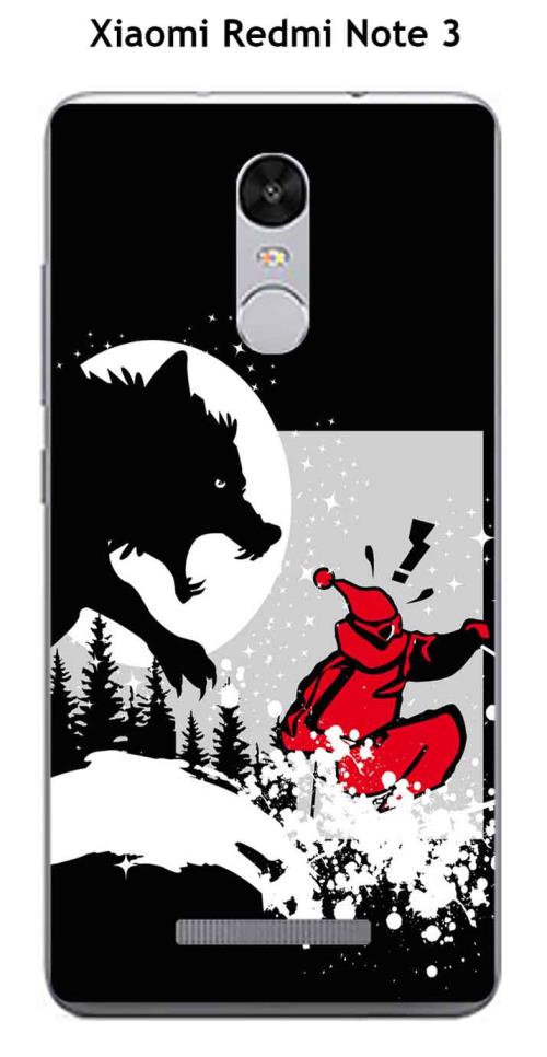 Coque Xiaomi Redmi Note 3 design Loup