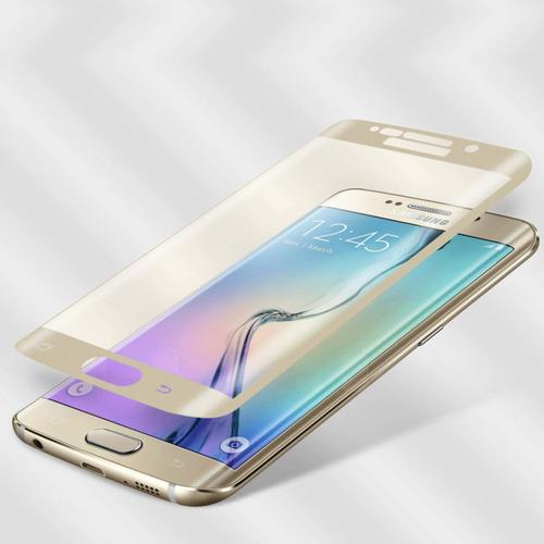 CABLING® Protection écran, 0.2mm Plus Mince Protection Plein écran 5.1 Prime en Verre Trempé Protecteur PREMIUM Tempered Glass Screen Protector Film pour Samsung Galaxy S6 Edge GOLD