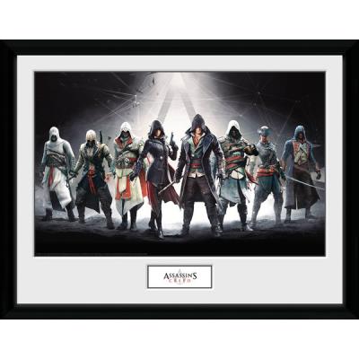 Photographie encadree Assassins Creed Personnages 30x40cm