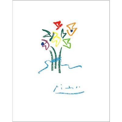 Affiche 40x50 cm Fleurs du soir / Evening Flowers / Abendblumen