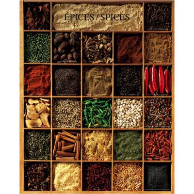 Affiche 40x50 cm Épices / Spices / Gewürze