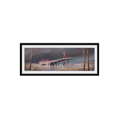 Photographie encadrée Fallout 4 Red Rocket 30 x 75 cm
