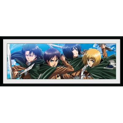 Photographie encadreé Attack on Titan Scout 75 x 30 cm