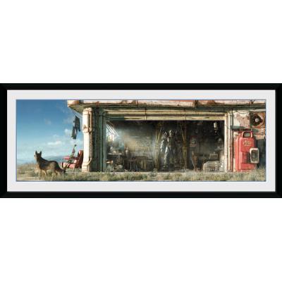 Photographie encadreé Fallout Garage 75 x 30 cm