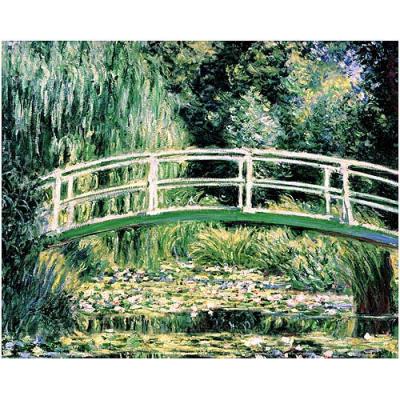 Affiche 24x30 cm Nymphéas blancs / White Water Lilies / Weiße Seerosen