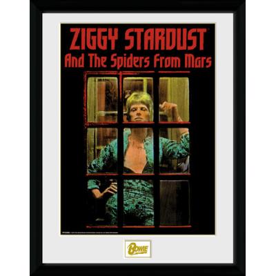 Poster Encadré David Bowie Ziggy Stardust 40 x 30 cm