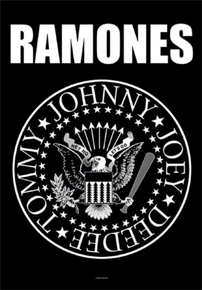 Ramones poster tissu Eagle Logo 75 x 110 cm
