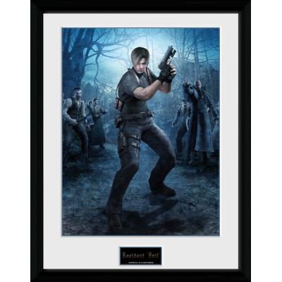 Photographie Encadrée Resident Evil Leon Gun