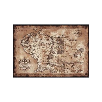 LORD OF THE RING - Poster Carte roulé filmé (98x68)