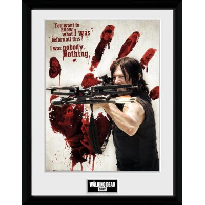 Photographie Encadrée The Walking Dead Bloody Hand Daryl