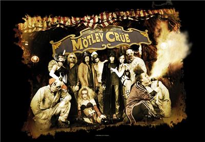 Motley Crue poster tissu Festival Circus 75 x 110 cm