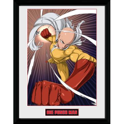 Photographie encadreé One Punch Man Speed Punch 40 x 30 cm