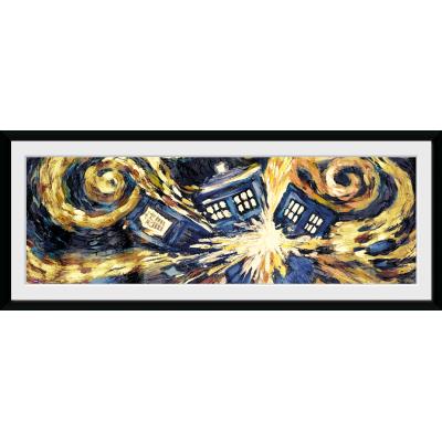 Photographie encadree Doctor Who Exploding Tardis 30x75 cm