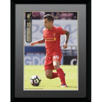 Photographie encadreé Liverpool Coutinho 16/17 20 x 15 cm