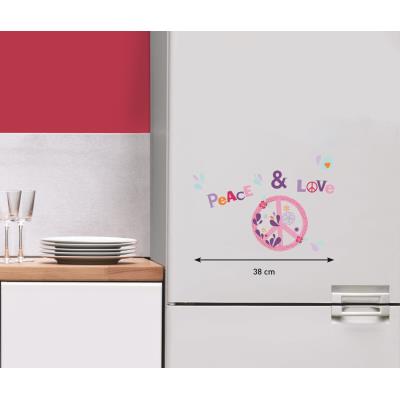 Sticker fenêtres Peace and love (CAPMAN )