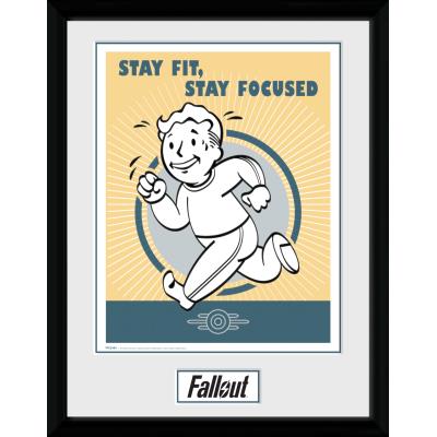 Photographie encadree Fallout Rester en forme 30x40 cm