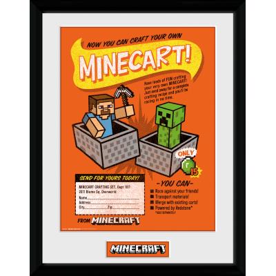 Photographie encadree Minecraft Craft Your Own Minecraft