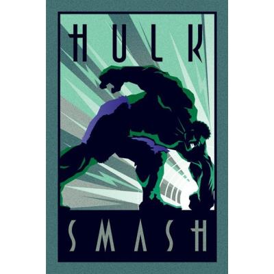 Affiche maxi Marvel Deco Hulk 61 x 91, 5 cm