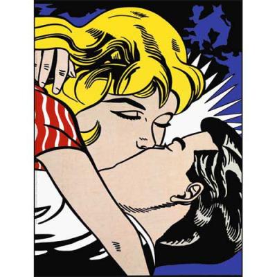 Affiche 30x40 cm Kiss II, 1962