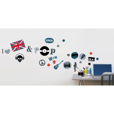 Sticker mural London Pop Rock