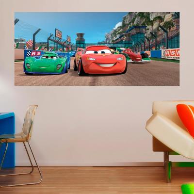 Poster géant Carla Veloso Cars Sur Piste Disney
