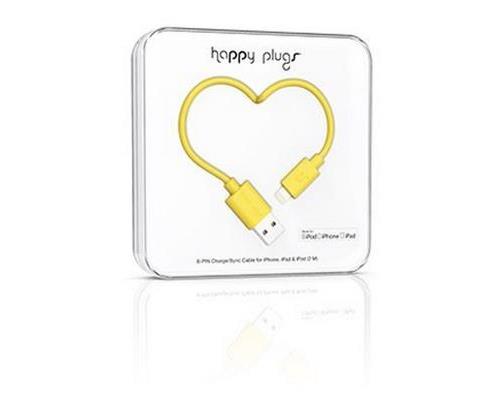 HAPPY PLUGS USB LIGHTNING CABLE IPHONE YELLOW