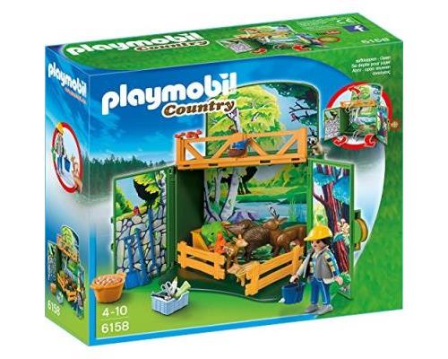 Playmobil Country 6158 Coffre Enclos des animaux de la forêt avec