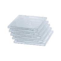 HAMA CD-BOX TRANSPARANT 5STUKS-