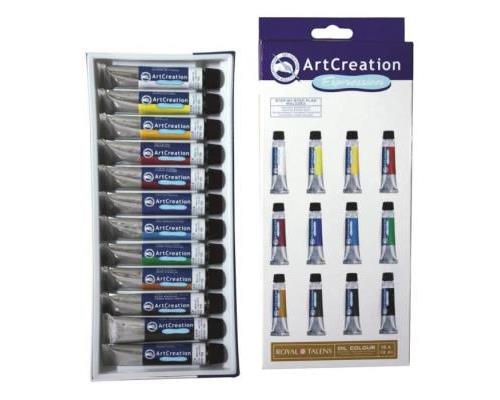 GENERIQUE - Set de peinture à l'huile - 12 tubes - Image 2